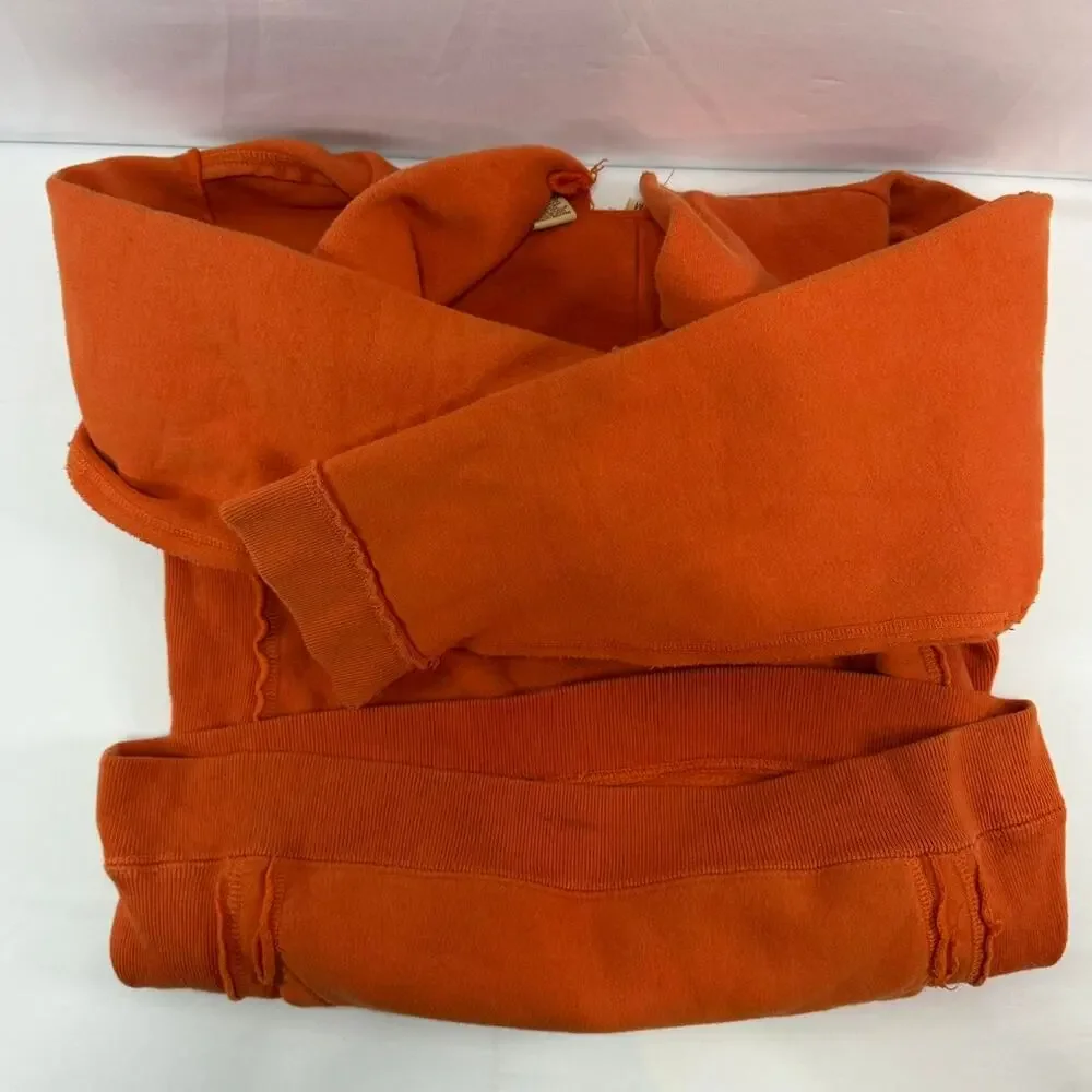 Vintage Hoodie Panama City Orange and Black Hoodie Size Medium - Picture 3 of 4